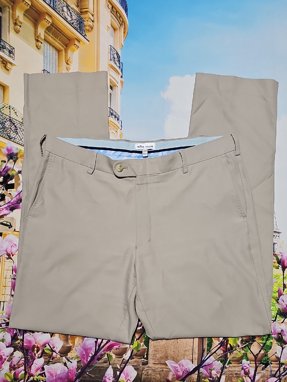 Peter Millar Tan Chino Pants Size‎ 35x32